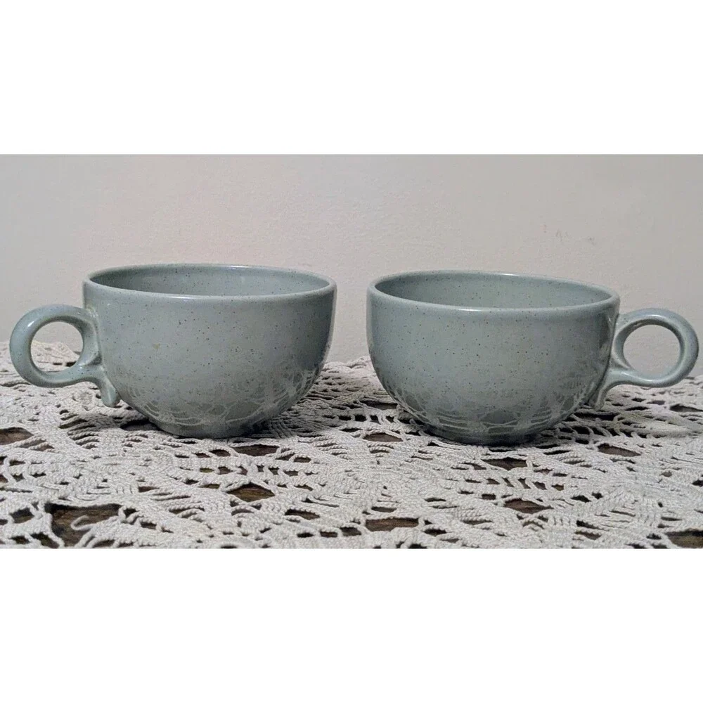 Vintage Taylor Smith Taylor Pebbleford Granite 5-Piece Partial Set 1953